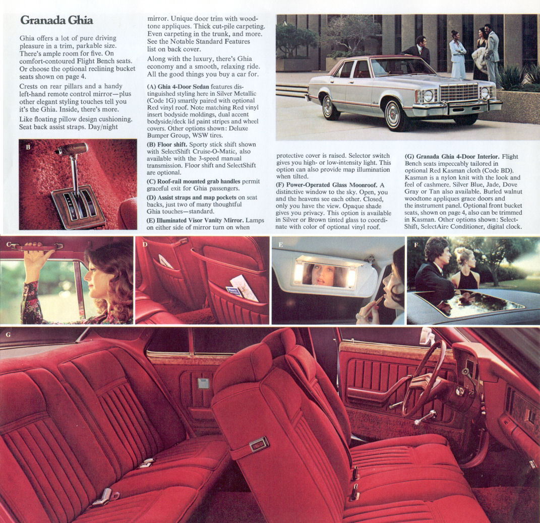 1976 Ford Granada Brochure Page 7